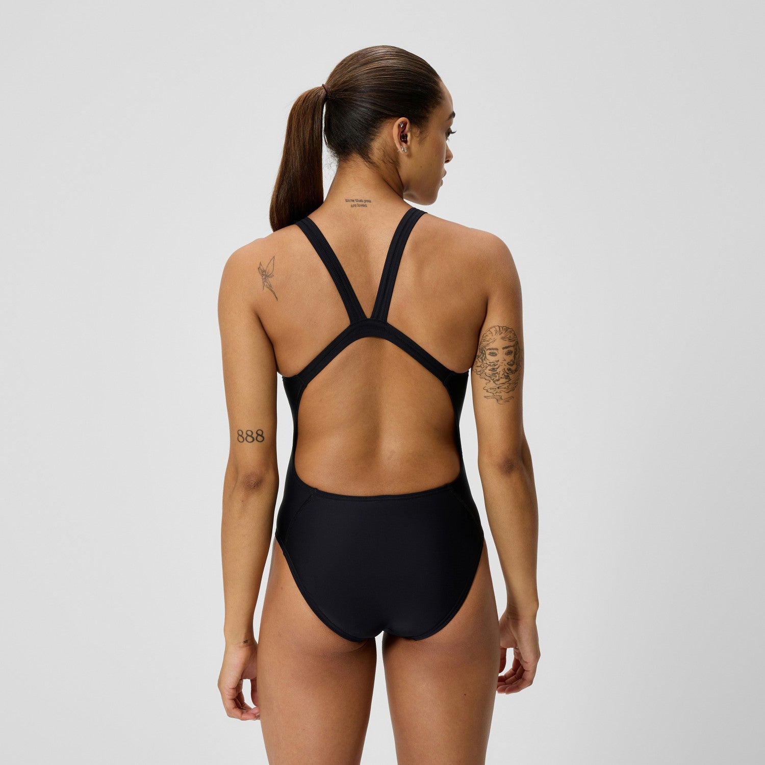 Club Training Leaderback Swimsuit Black - Speedo