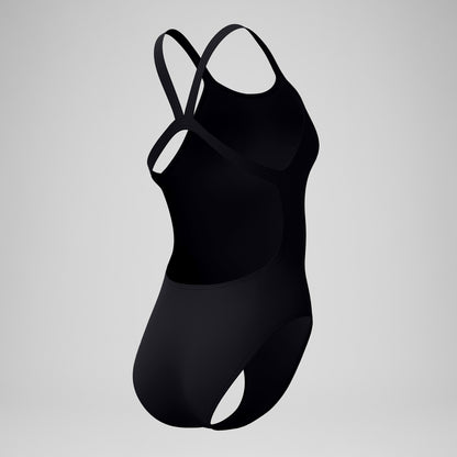 Club Training Leaderback Swimsuit Black - Speedo