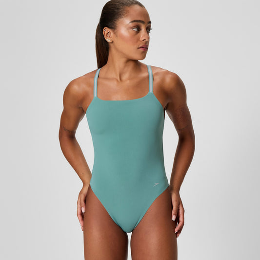 Vanquisher Active Back One Piece Storm Green - Speedo