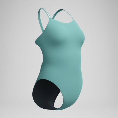 Vanquisher Active Back One Piece Storm Green - Speedo