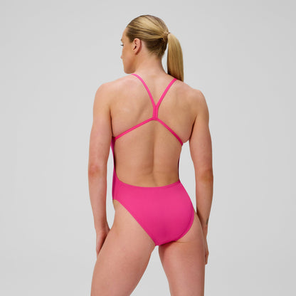 Club Training Solid V-Back 2.0 One Piece Pink - Speedo