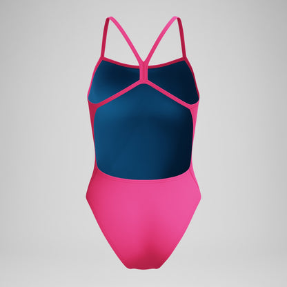 Club Training Solid V-Back 2.0 One Piece Pink - Speedo