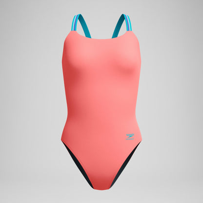 Club Training V-Back Swimsuit Peach - Speedo