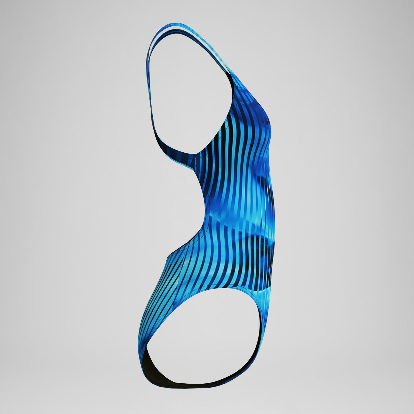 Club Training Printed Leaderback Swimsuit Blue - Speedo