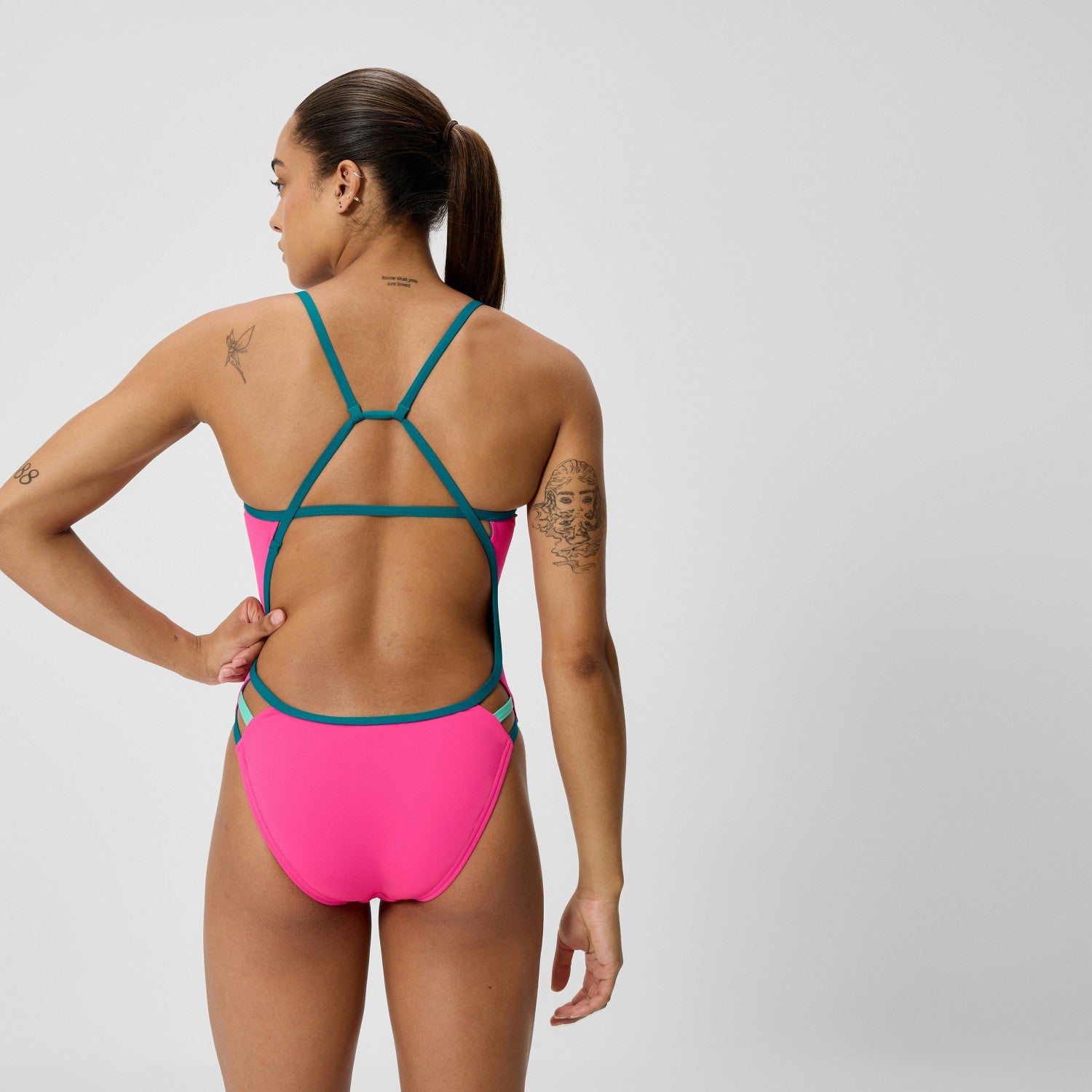 Club Training Tri Back Swimsuit Pink - Speedo