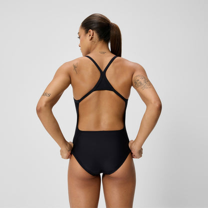 Club Training Turnback Swimsuit Black - Speedo