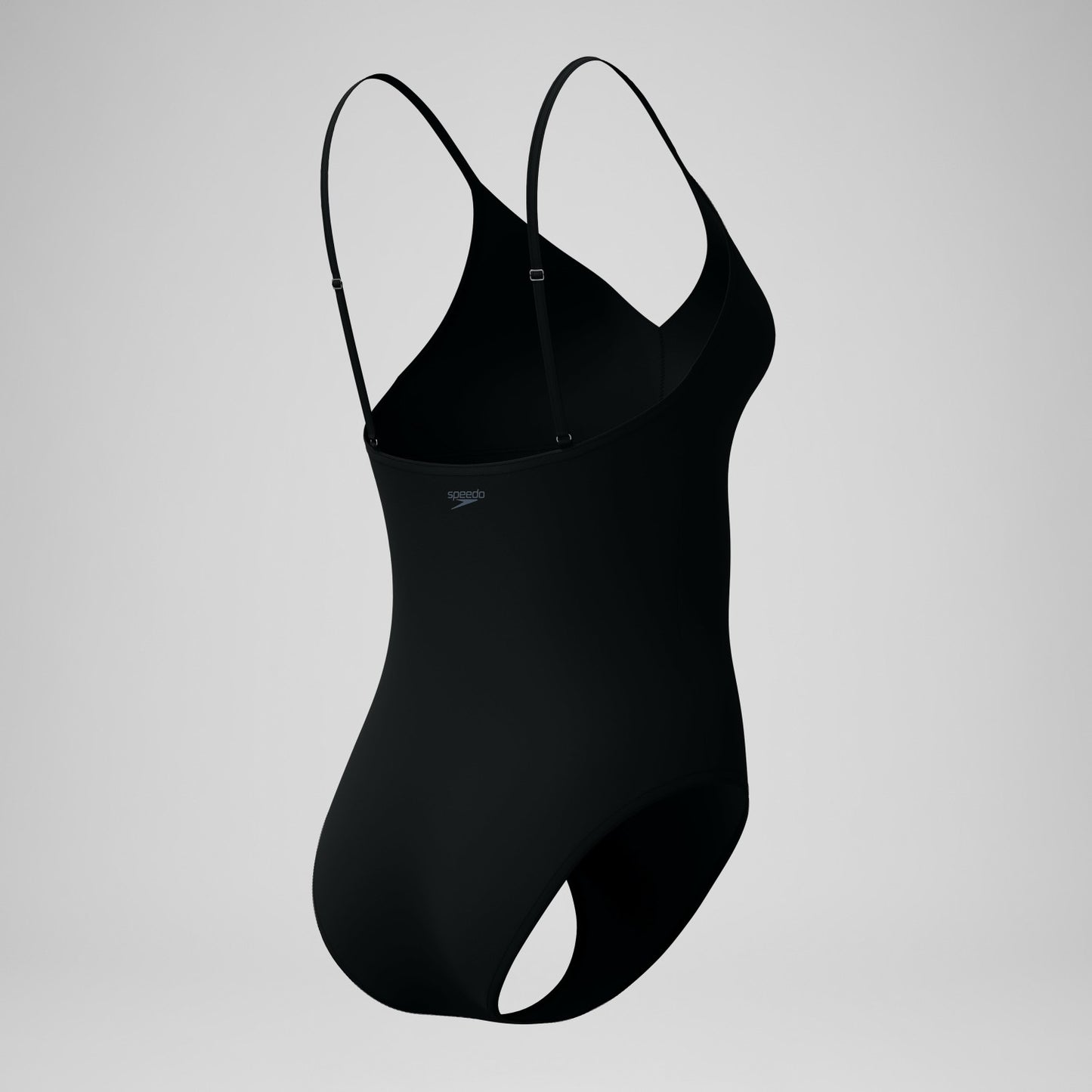 Solid V-Neck Swimsuit Black - Speedo