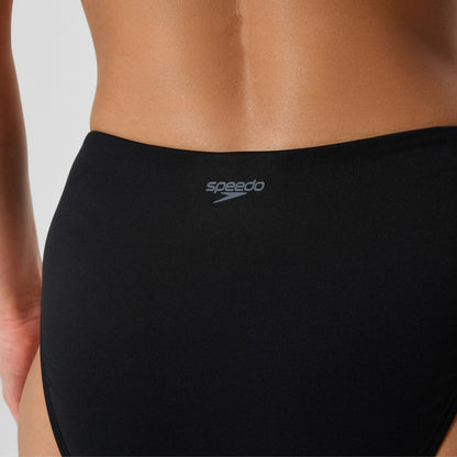 Cheeky High Waist Bikini Bottom Black - Speedo