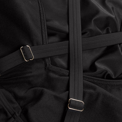 Shaping V Neck Swimsuit Black - Speedo
