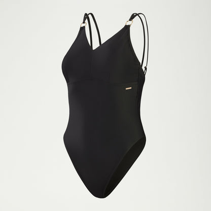 Shaping Strappy Swimsuit Black - Speedo