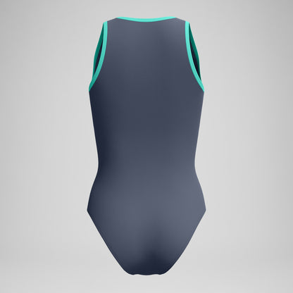 Printed Panel Hydrasuit Grey/Turquoise - Speedo