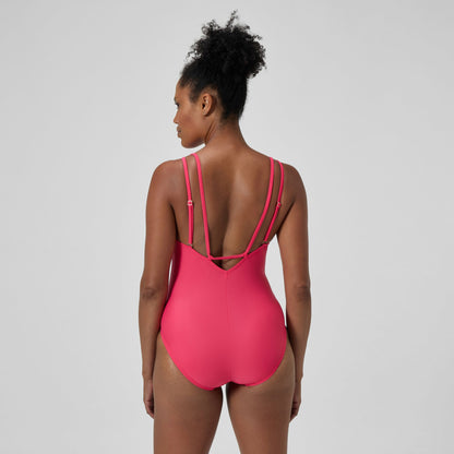 Shaping Strappy Swimsuit Pink - Speedo