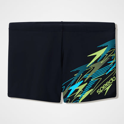 Logo Aquashorts Black/Green - Speedo
