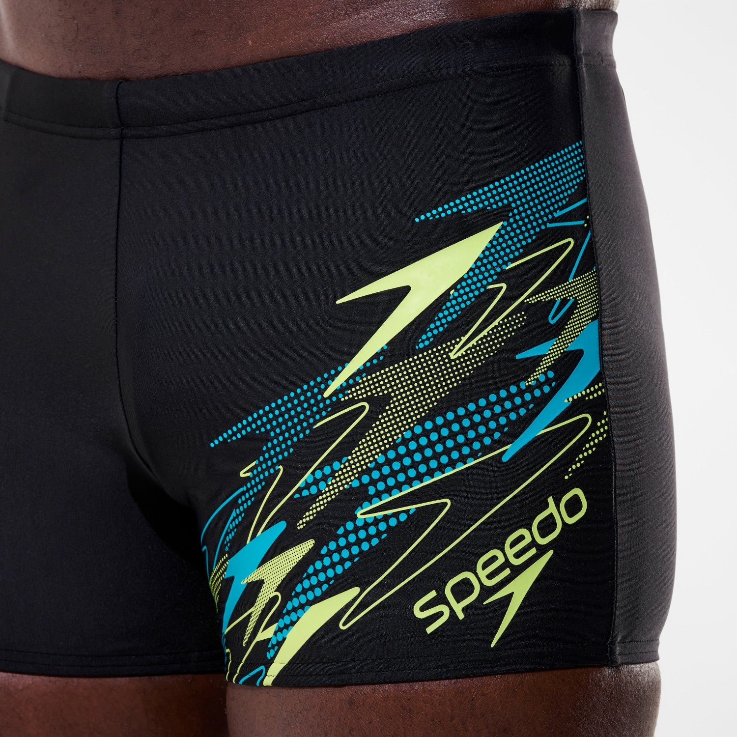 Logo Aquashorts Black/Green - Speedo