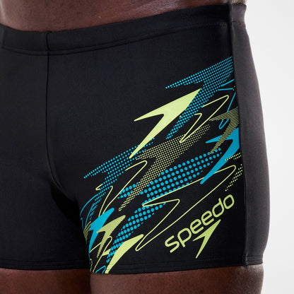 Logo Aquashorts Black/Green - Speedo