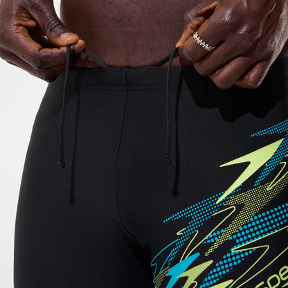 Logo Aquashorts Black/Green - Speedo