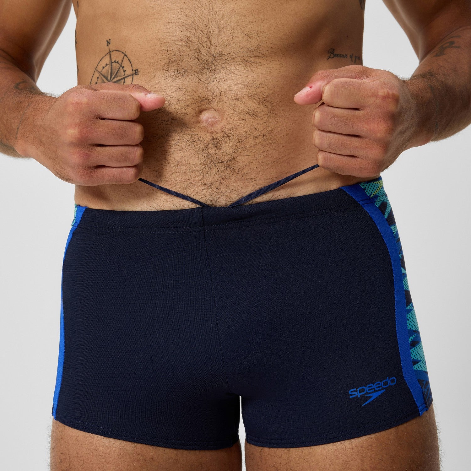 Hyperboom Splice Aquashorts Navy/Blue - Speedo