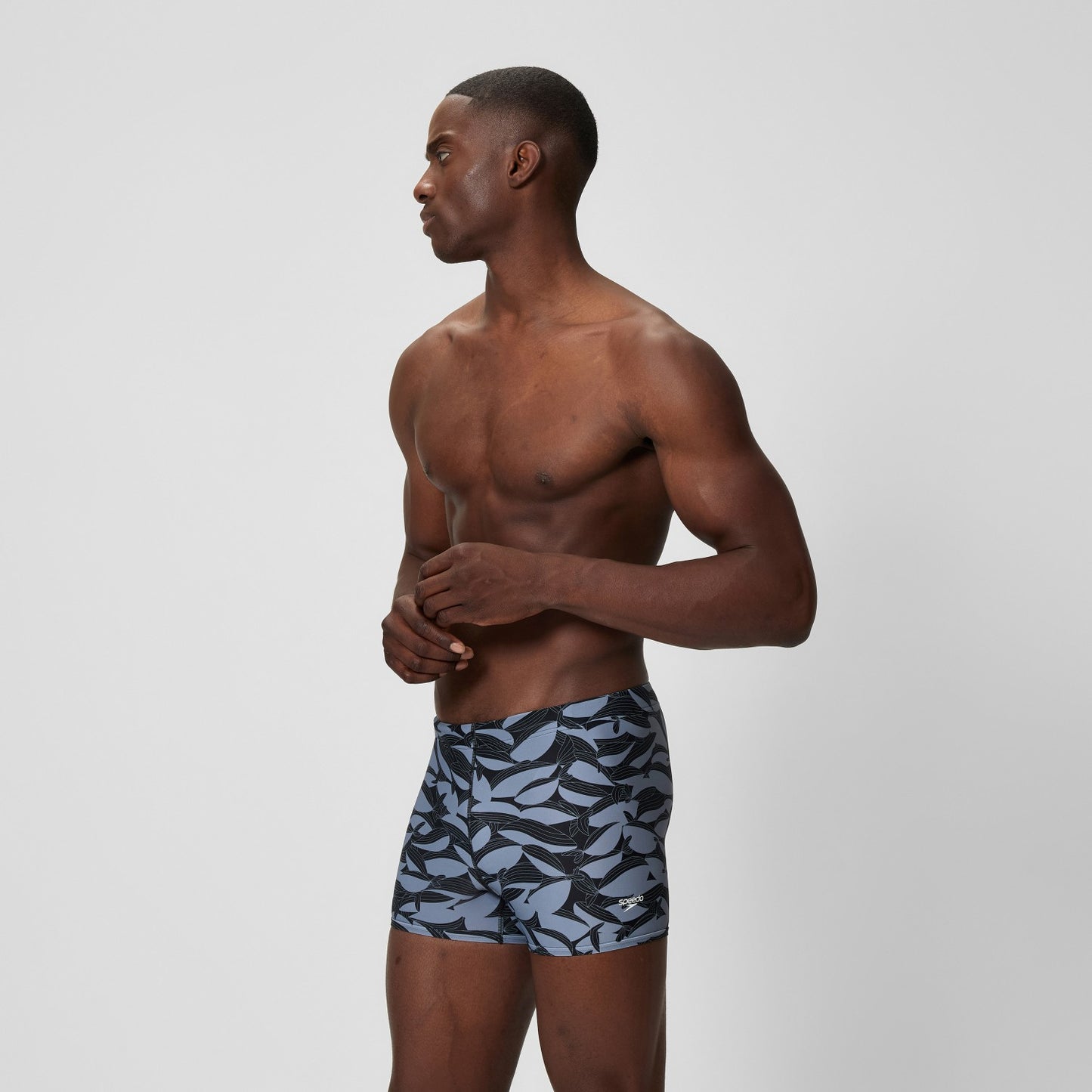 Beachstar Printed Aquashorts Black/Grey - Speedo