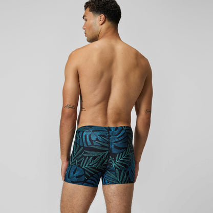 Print Beachstar Square Leg Black/Blue - Speedo
