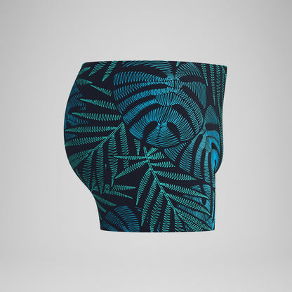 Print Beachstar Square Leg Black/Blue - Speedo