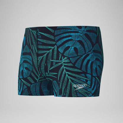 Print Beachstar Square Leg Black/Blue - Speedo