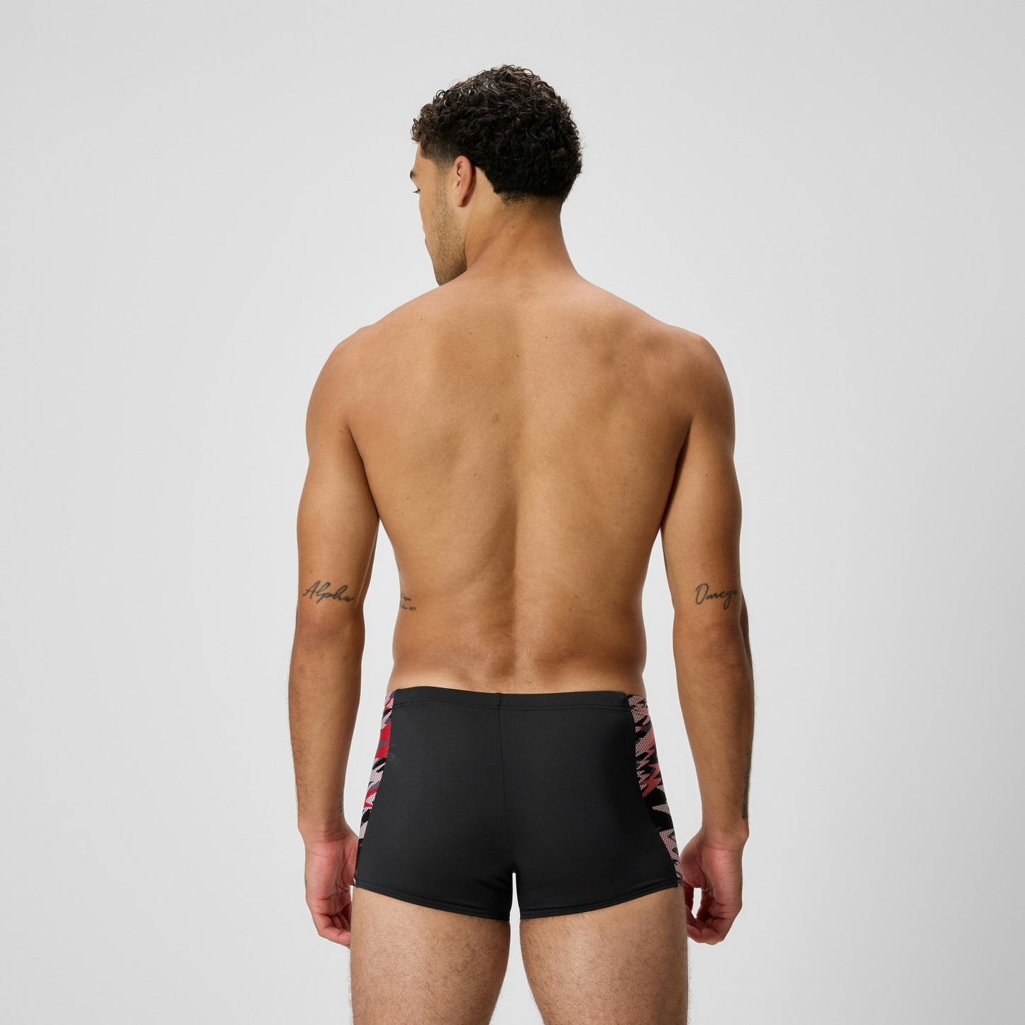 Hyperboom Splice Aquashorts Black/Red - Speedo