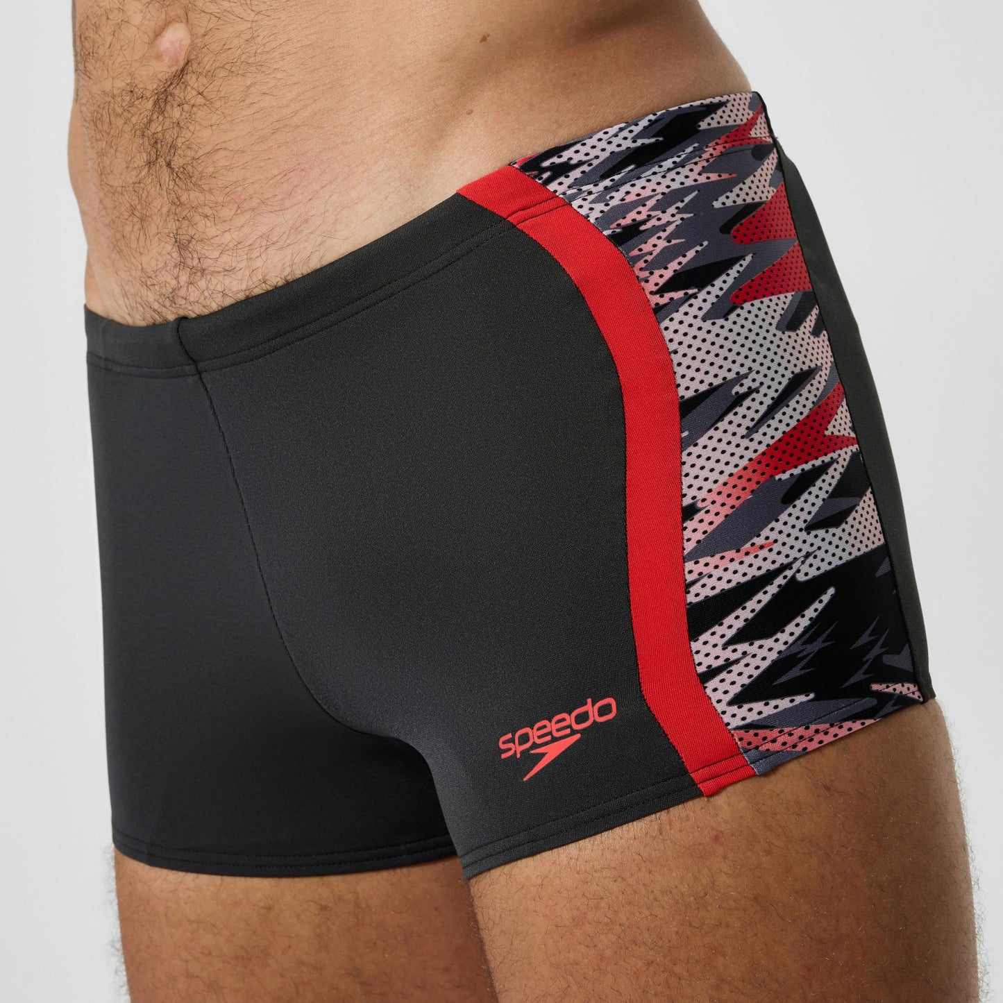 Hyperboom Splice Aquashorts Black/Red - Speedo