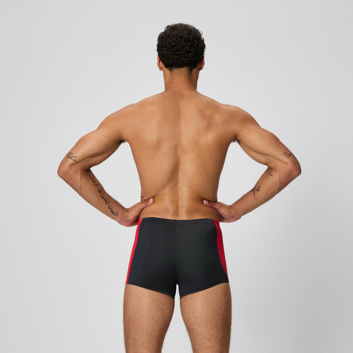 Splice Aquashorts Black/Red - Speedo