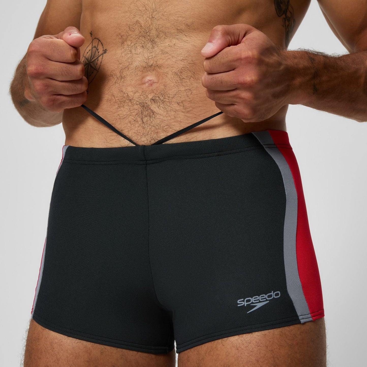 Splice Aquashorts Black/Red - Speedo