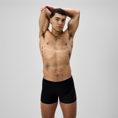 Medley Logo Aquashorts Black/Grey - Speedo