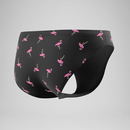 The Speedo Printed Briefs Black - Speedo