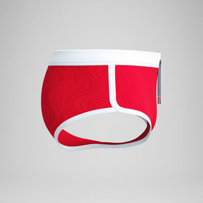 Jetstream Textured Brief Red - Speedo