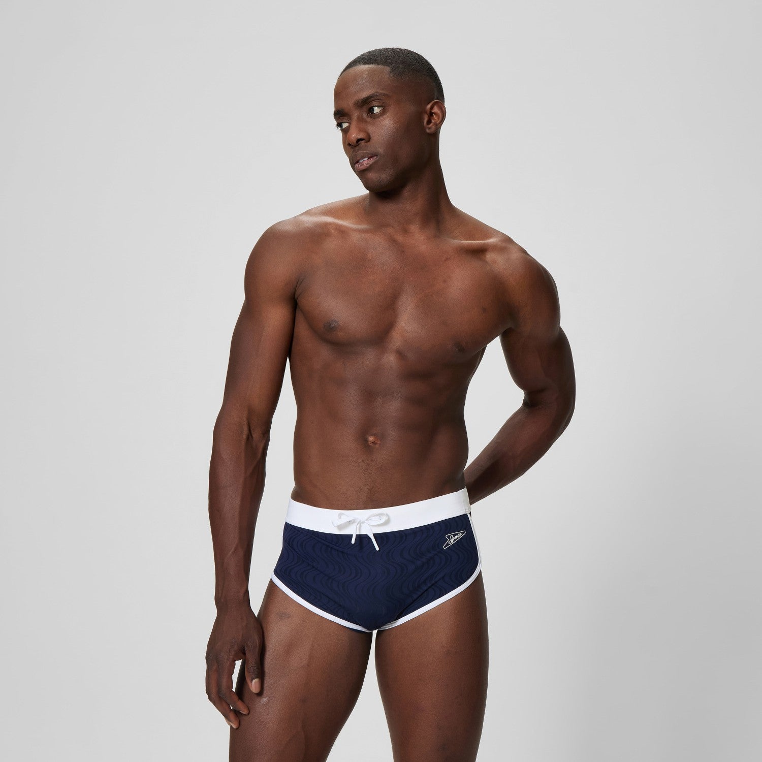 Jetstream Textured Brief Navy - Speedo