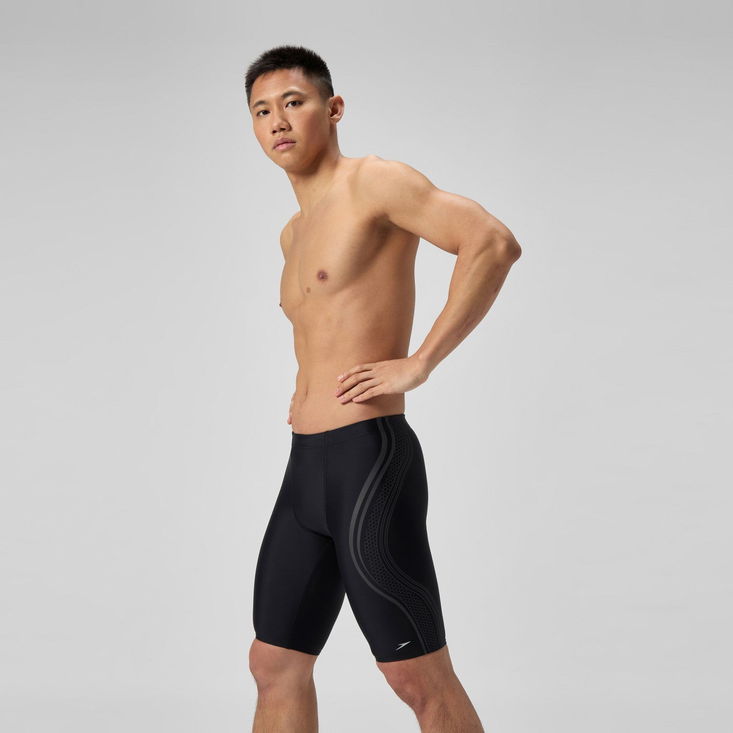 Printed V Class Movement Jammer Black - Speedo