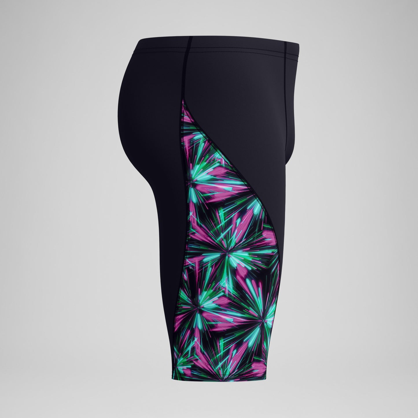 Club Training Spliced Jammer Black/Green - Speedo