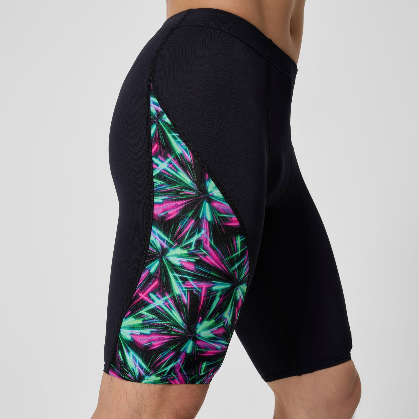 Club Training Spliced Jammer Black/Green - Speedo