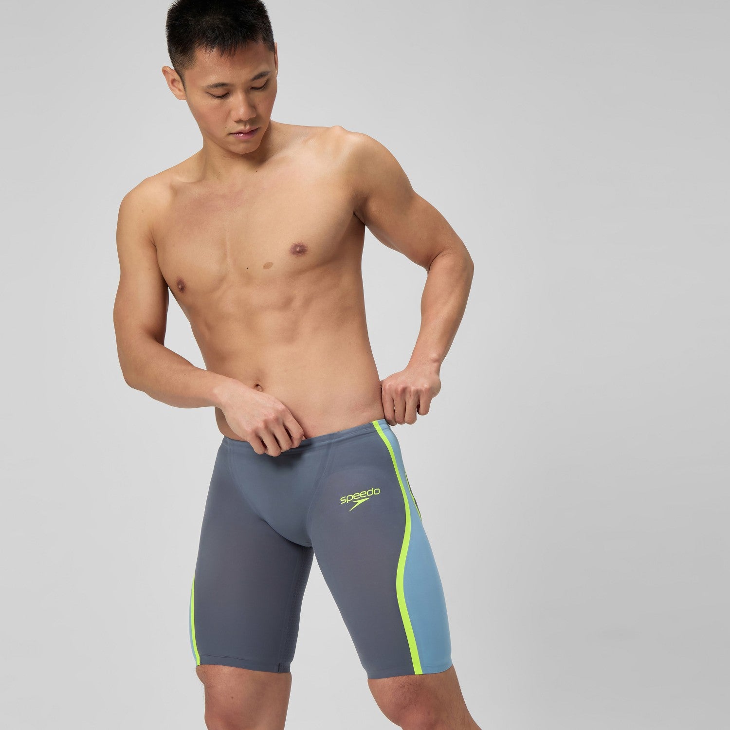 Fastskin LZR Pure Intent 2.0 Jammer Grey/Blue - Speedo