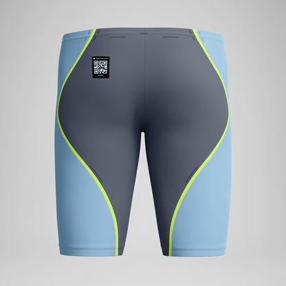 Fastskin LZR Pure Intent 2.0 Jammer Grey/Blue - Speedo