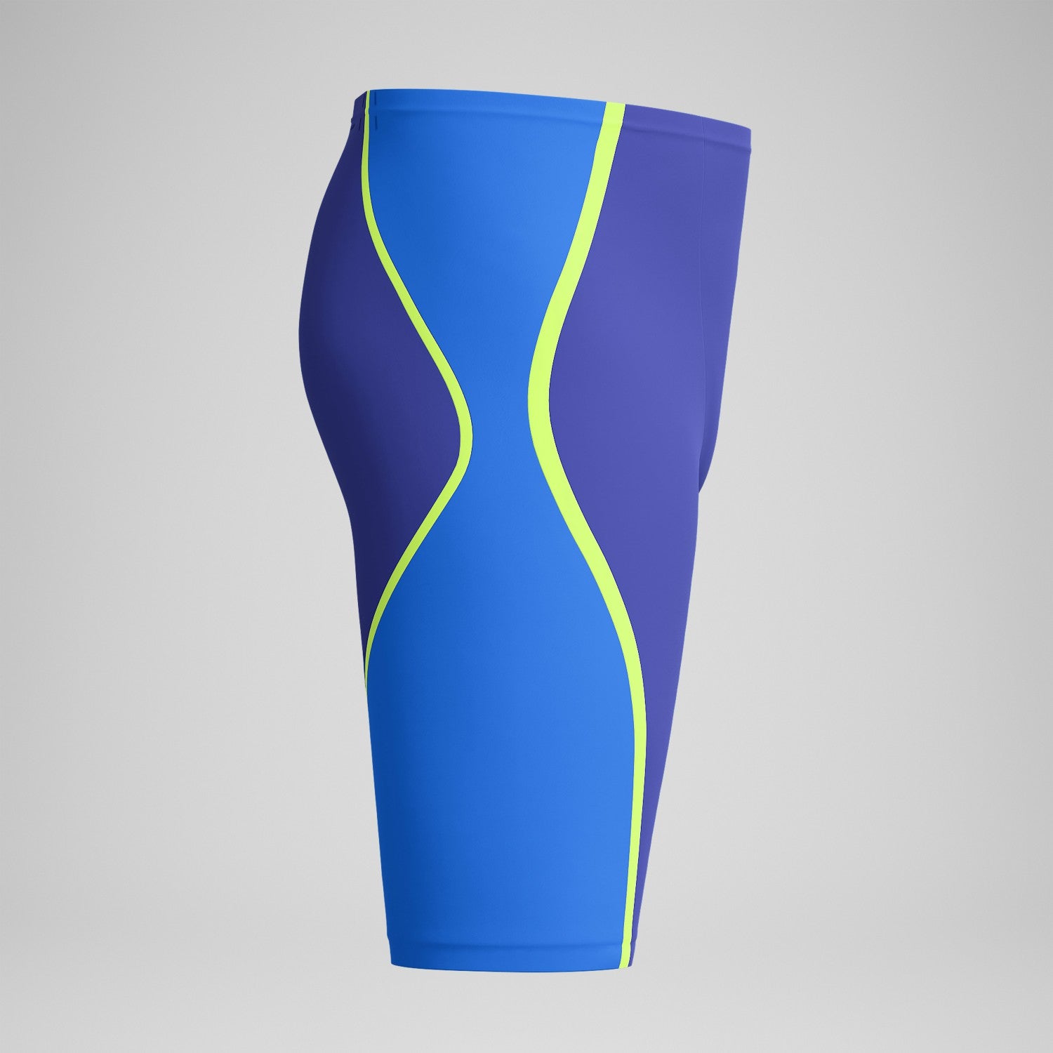 Fastskin LZR Pure Intent 2.0 High Waist Jammer Blue/Yellow - Speedo