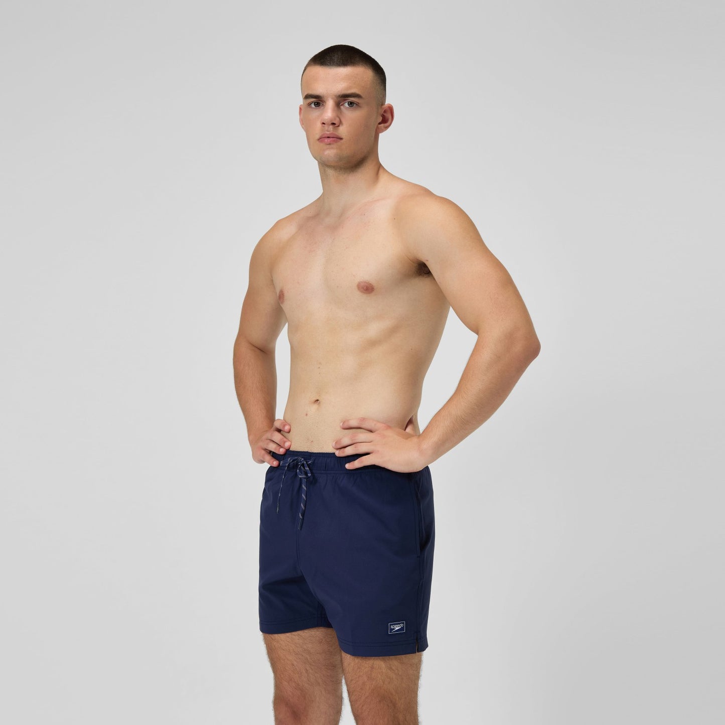 Classic Solid Redondo Edge Volley Swim Shorts Navy - Speedo