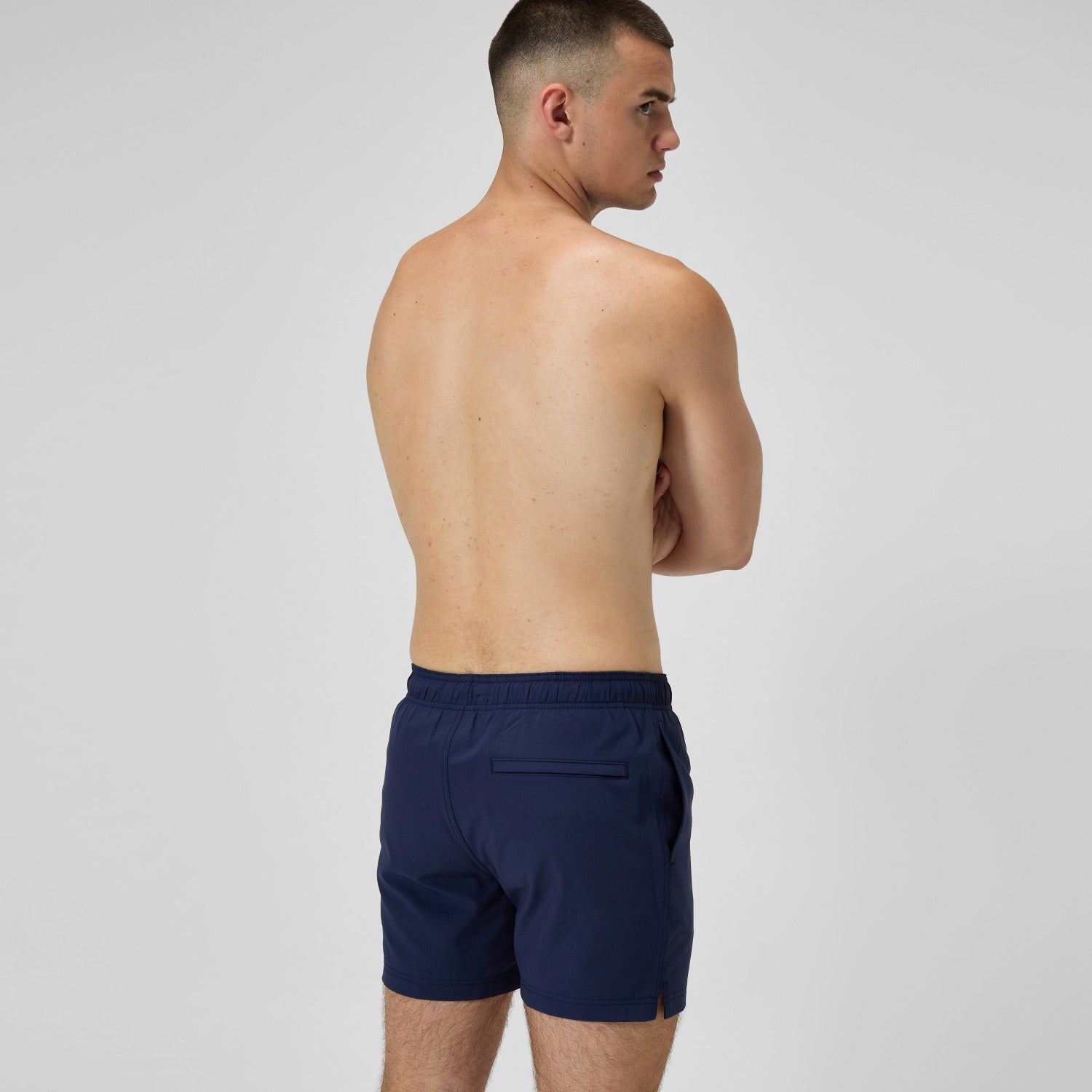 Classic Solid Redondo Edge Volley Swim Shorts Navy - Speedo