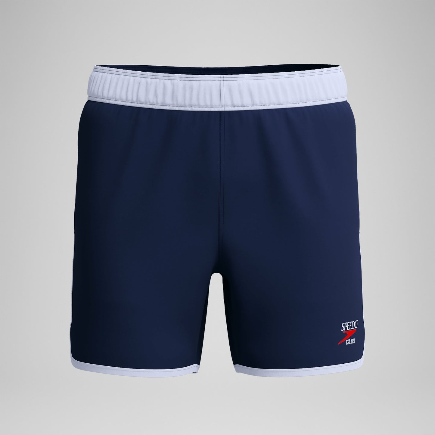 Jetstream Retro Logo Volley Swim Shorts Navy/White - Speedo