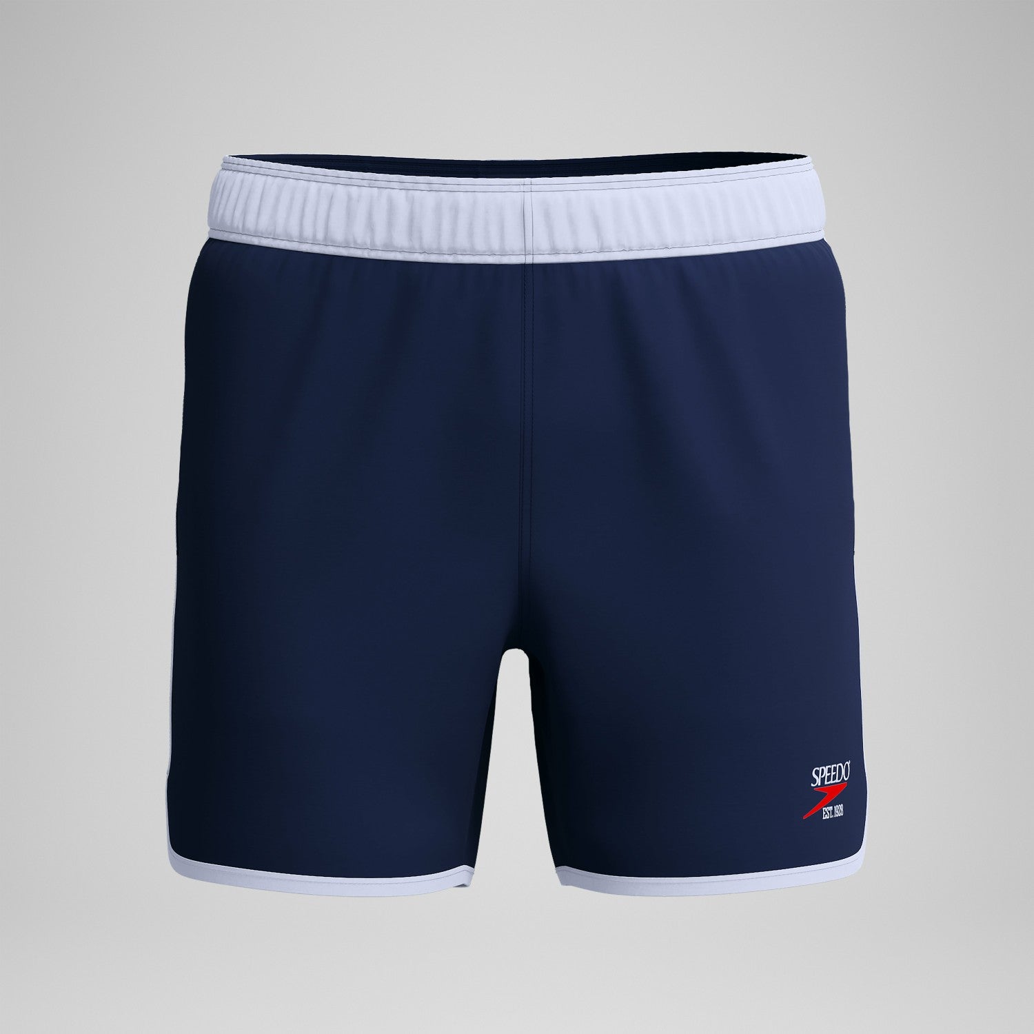 Jetstream Retro Logo Volley Swim Shorts Navy/White - Speedo