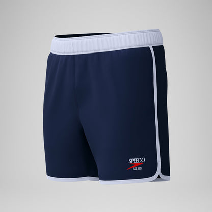 Jetstream Retro Logo Volley Swim Shorts Navy/White - Speedo