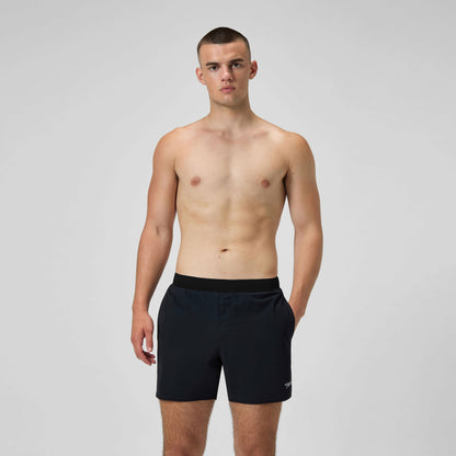 Lookout Solid Swim Shorts Black - Speedo