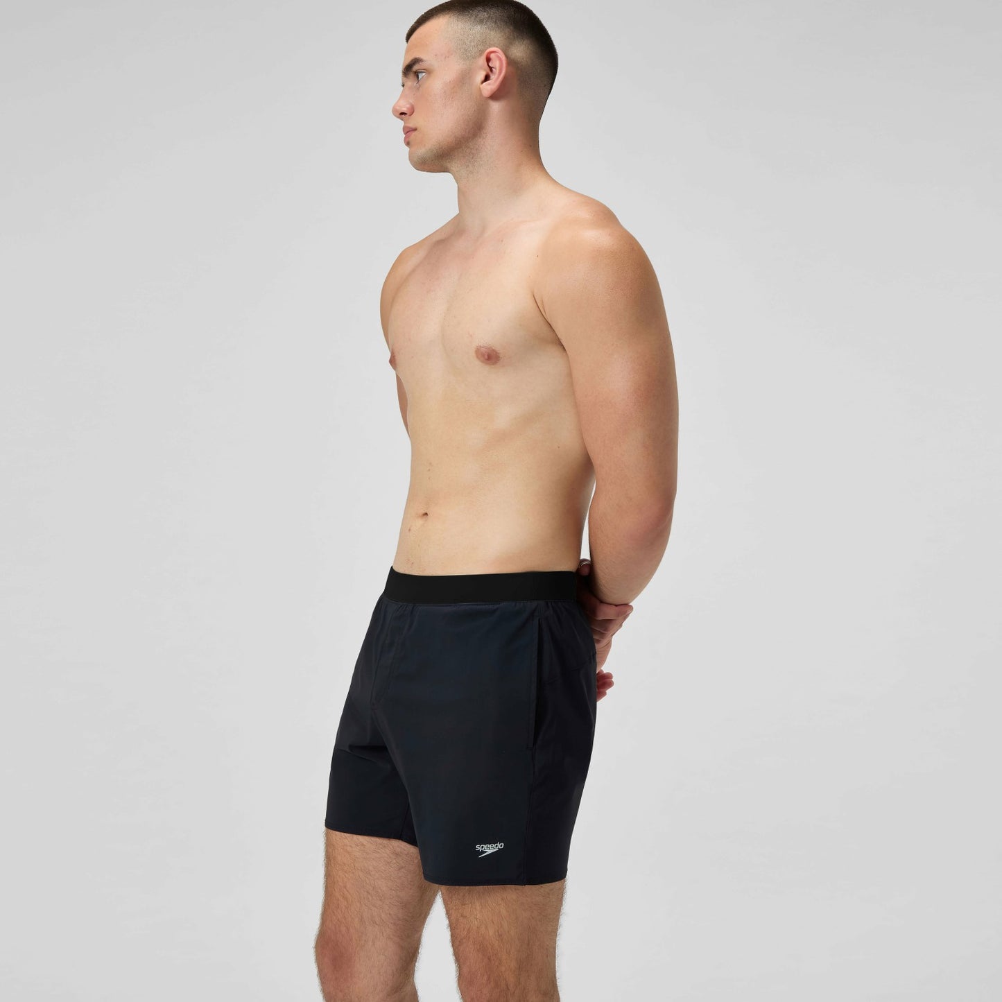 Lookout Solid Swim Shorts Black - Speedo