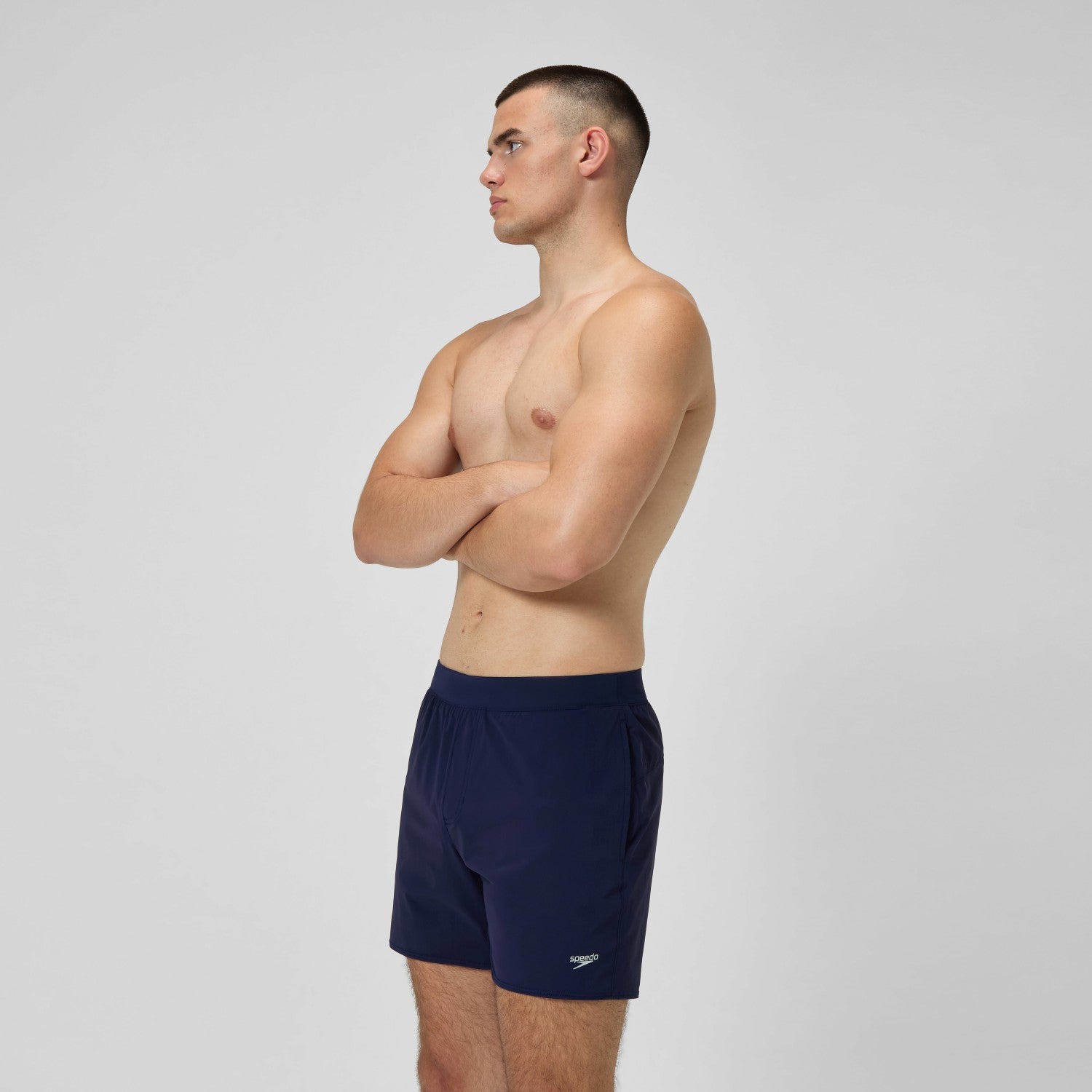 Lookout Solid Swim Shorts Navy - Speedo