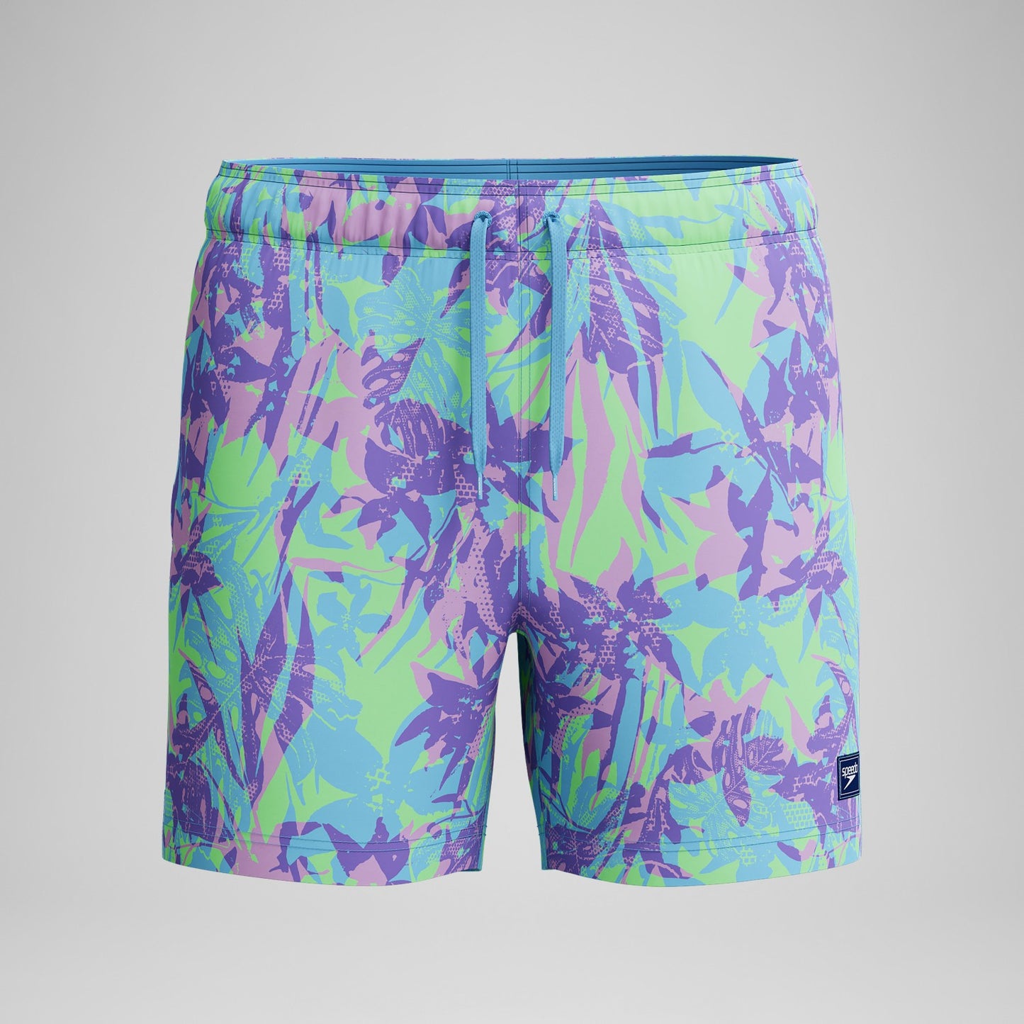 Redondo Edge Printed Swim Shorts Purple/Green - Speedo