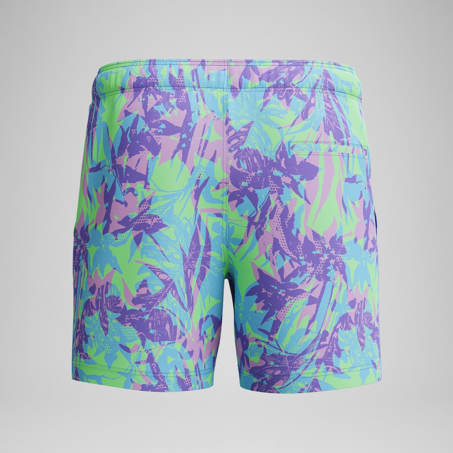 Redondo Edge Printed Swim Shorts Purple/Green - Speedo