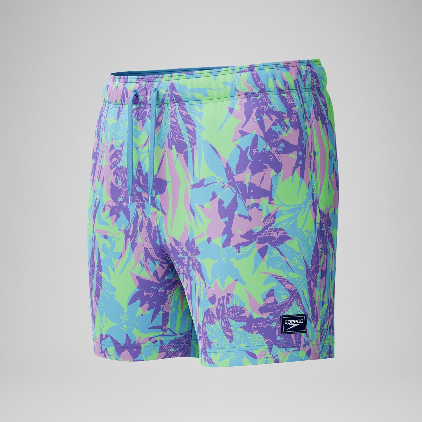 Redondo Edge Printed Swim Shorts Purple/Green - Speedo